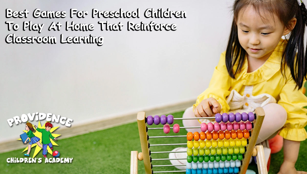young girl playing with an abacus